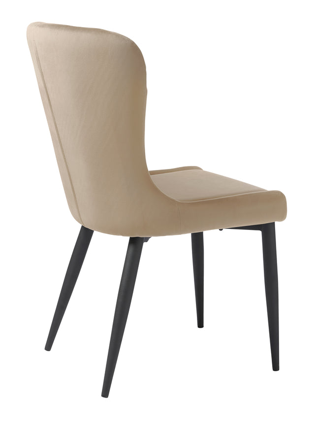 Granby Dining Chair Taupe Velvet
