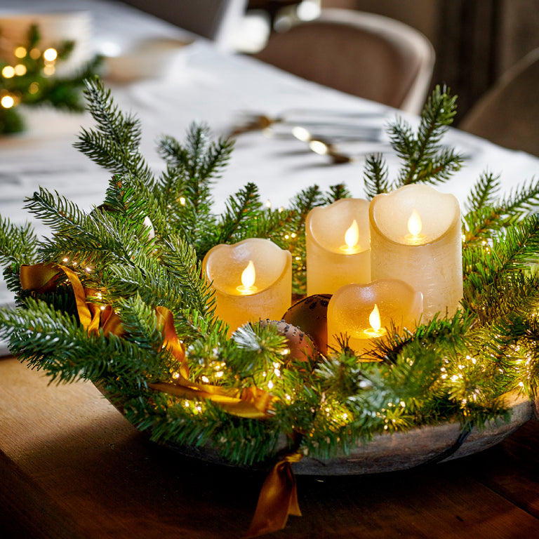 LED Waving Candle Wax Wave Top BO Indoor