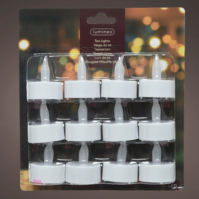 LED tealight plastic steady BO indoor Pk12