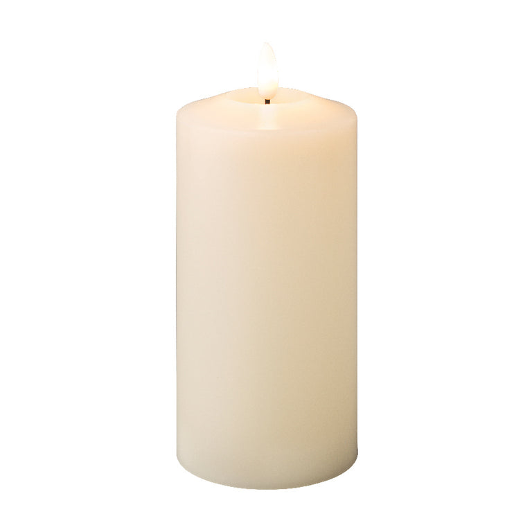 LED Wick Church Candle Wax BO Indoor 17.5cm