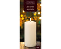 LED Wick Church Candle Wax BO Indoor 17.5cm