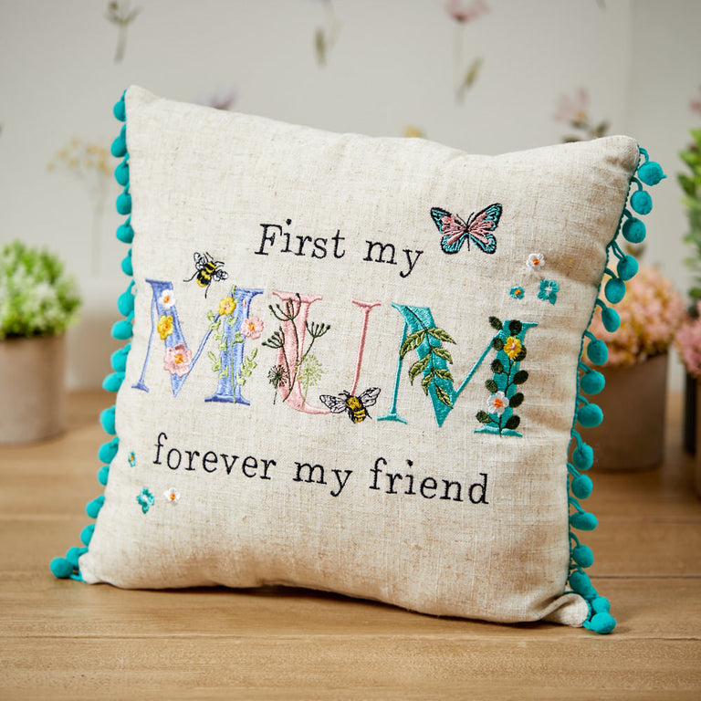 Floral Mum Cushion 35x35cm