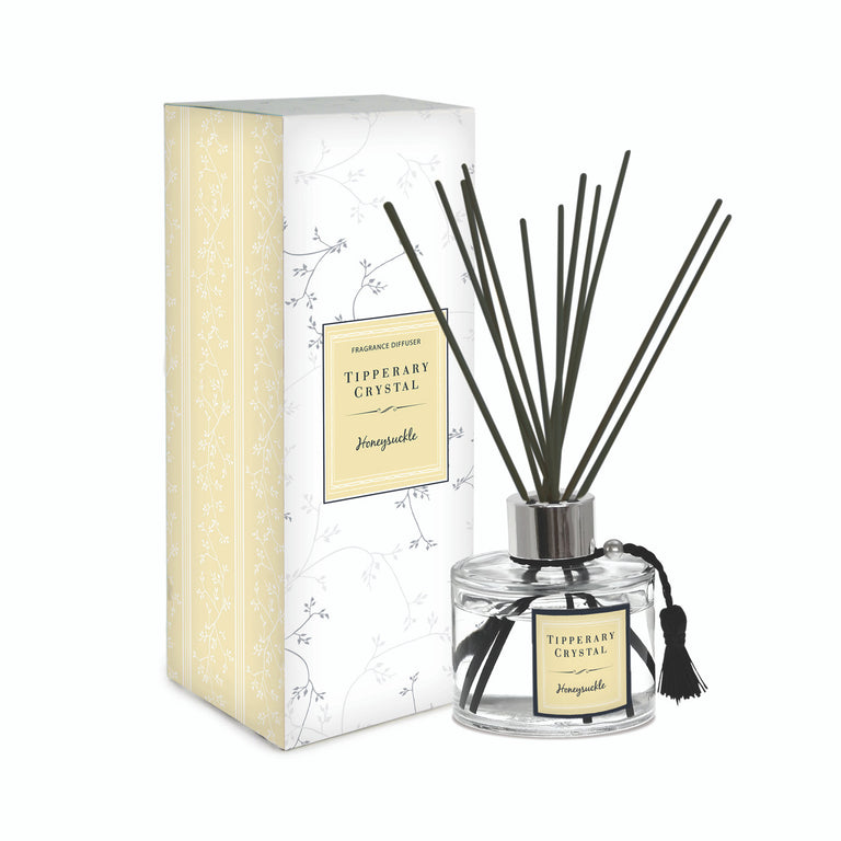 Tipperary Crystal Honeysuckle Fragranced Diffuser Set