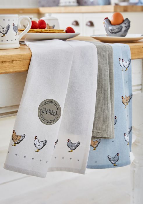Farmers Kitchen  3 Pack Tea Towels