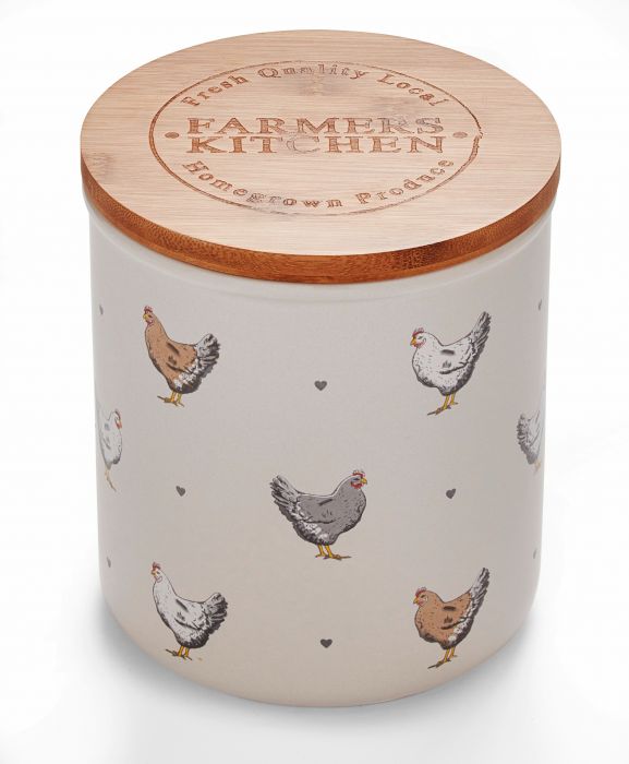 Farmers Kitchen  Ceramic Biscuit Canister