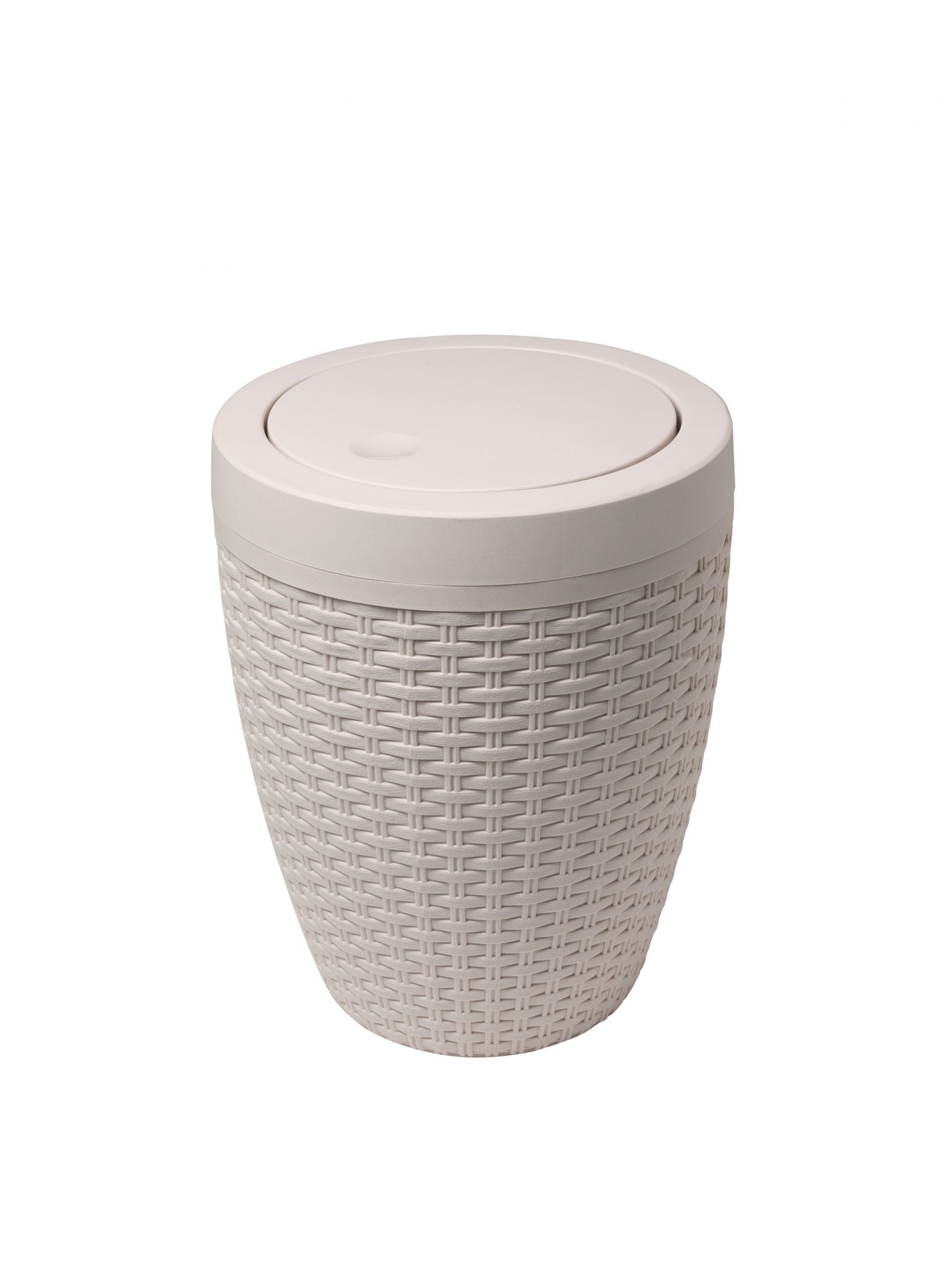 Rattan Effect Bathroom Bin Foy and Company