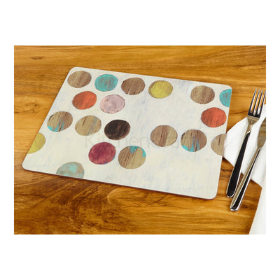 Creative Tops Retro Spot Pack Of 6 Premium Placemats