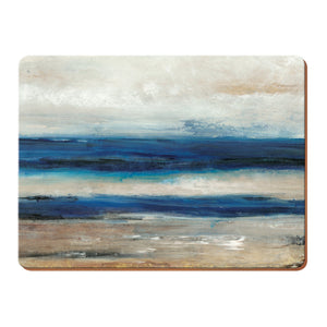 Blue Abstract Pack of 6 Premium Placemats