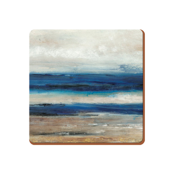 Blue Abstract Pack of 6 Premium Coasters