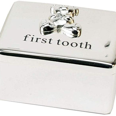 Bambino Silver Plated First Tooth Keepsake Box