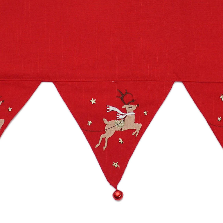 Peggy Wilkins Night Flight Embroidered Mantel Piece Runner