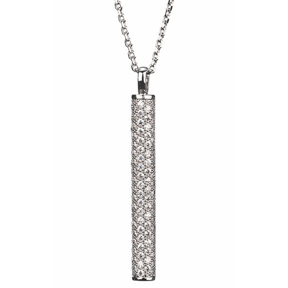 Diamante sale pendant necklace