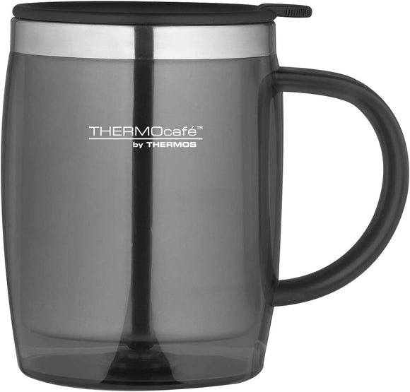ThermoCafe Translucent Desk Mug Gun Metal 450 ml