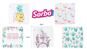 Sorbo Microfibre Cloths  Tropical Print