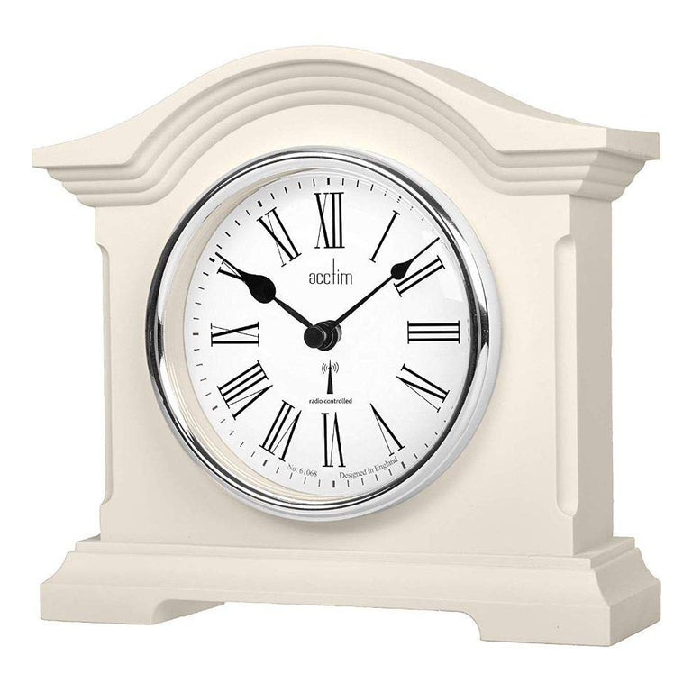 Acctim Chestfield Mantel Clock Cream