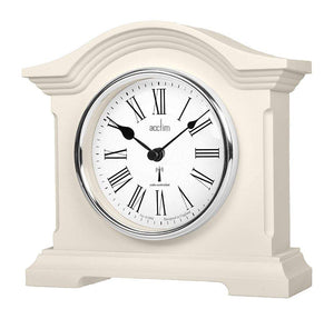 Acctim Chestfield Mantel Clock Cream