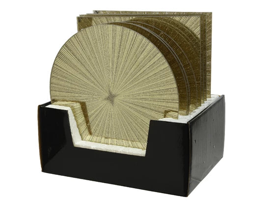 Mirror Plate Glass Square or Circle Stripes