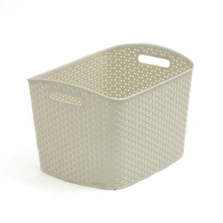 Curver My Style Rattan Style Cream Basket