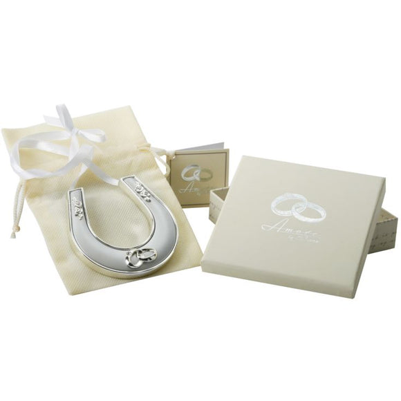 Amore By Juliana Silver Plated Wedding Horse Shoe