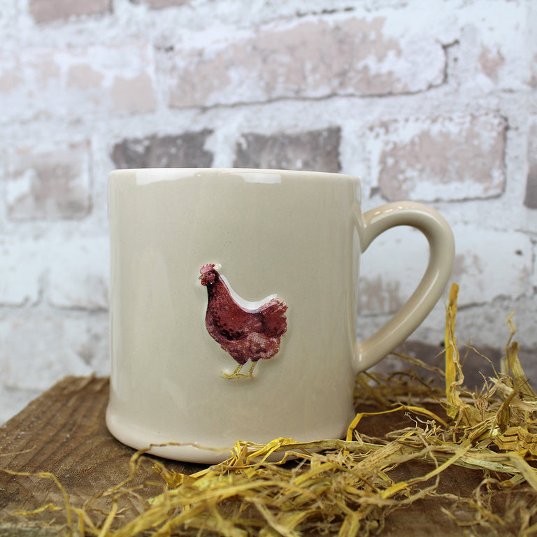 Chicken Stoneware Mug