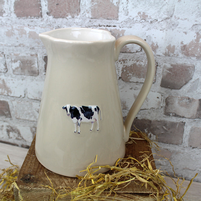 Cow Stoneware Jug