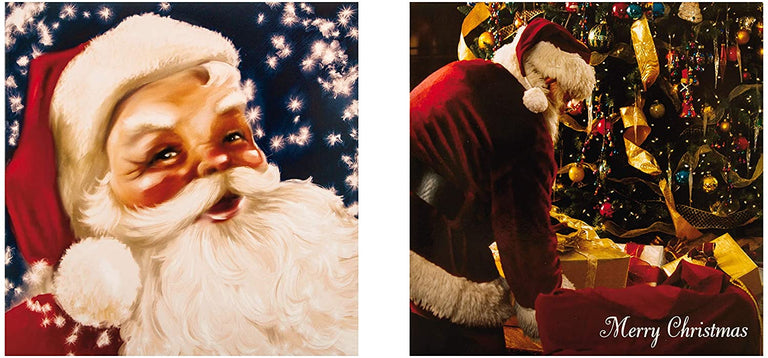 Hallmark Irish Heart Foundation Charity Christmas Card Santa Set