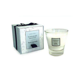 Tipperary French Linen Water Filled Tumbler Glass Candle