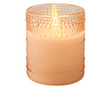 Led Wick Candle Glass Cylinder