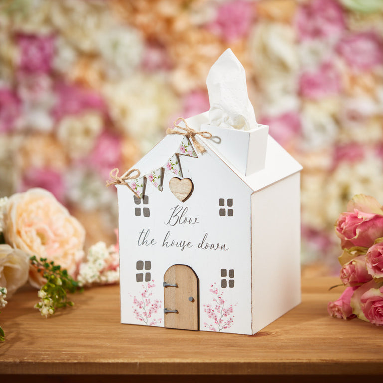 Rose Cottage House Tissue Holder