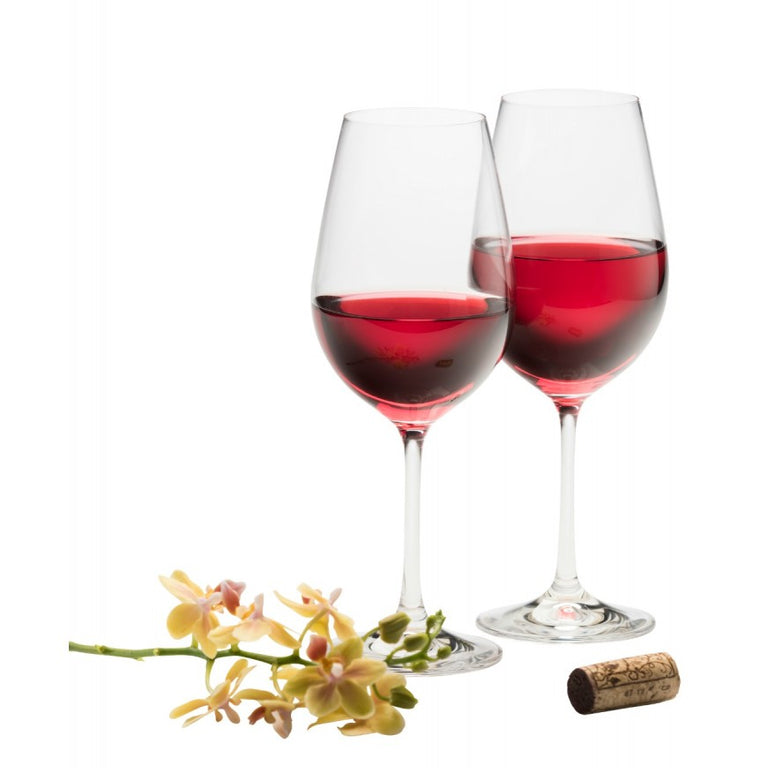 Elegance Red Wine Crystal Glasses