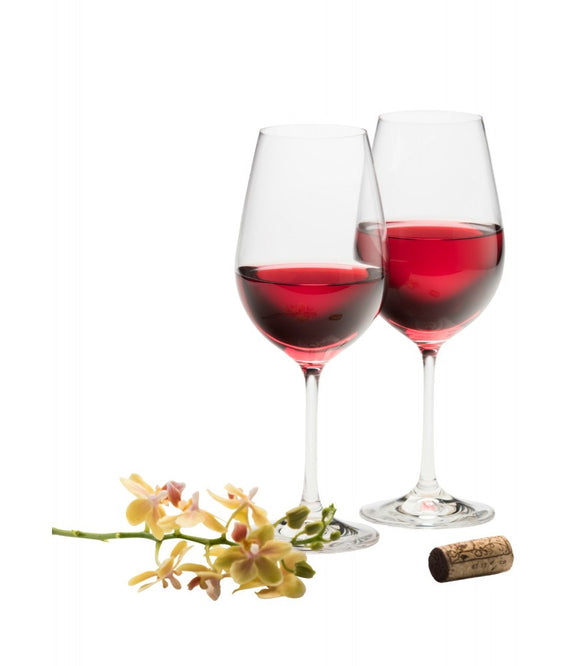 Elegance Red Wine Crystal Glasses