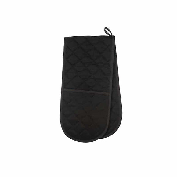 Double Oven Glove Love Colour True Black