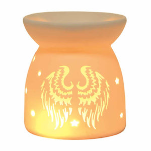 Aroma Accessories Wax Melt Burner  Ceramic Angel Wings