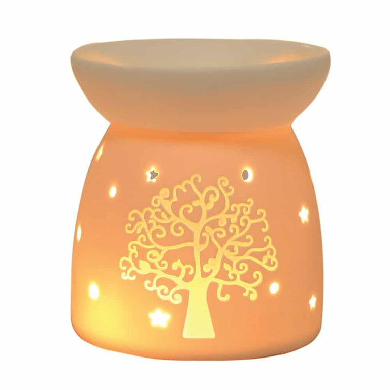 Aroma Accessories Wax Melt Burner  Ceramic Tree