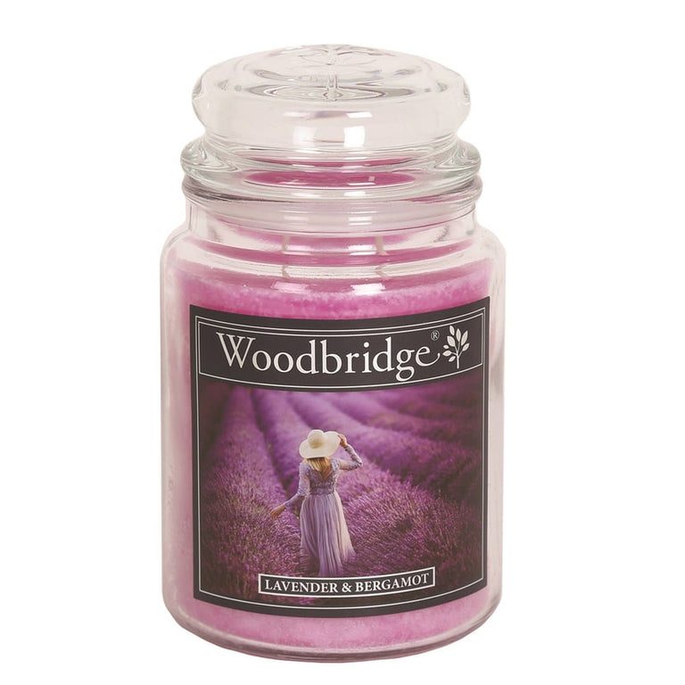 Lavender  Bergamot Large Scented Candle Jar