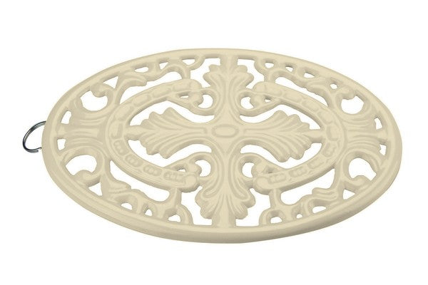 Apollo Oval Trivet Cross Cream