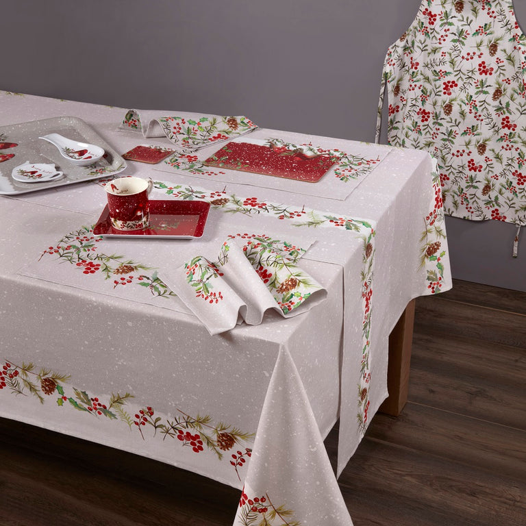 Hollyberry Tablecloth 140 x 180