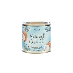 Tropical Coconut Tin Candle