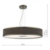 Alvaro 6 Light Single Pendant Antique Bronze Mushroom