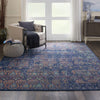 Spectacular rug with easy-care fibers -