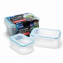 Addis Clip  Close Food Containers 3 Piece Set