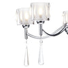 Auberge 5 Light Pendant Polished Chrome