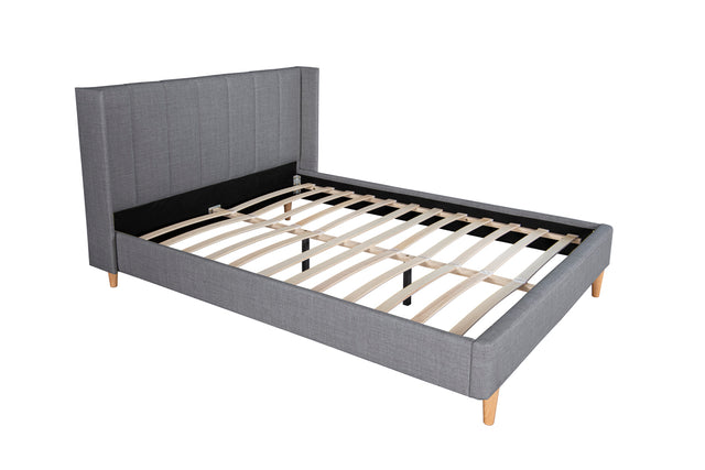 Allegra Double Bed 4'6" Grey