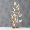 Leaf Stand With Golden Decoration