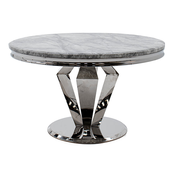 Arturo Round Dining Table  Grey