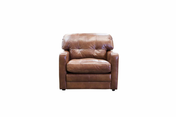 Alexander and James Bailey Brown Leather Chair
