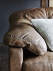 Alexander and James Bailey Brown Leather 3 Seater Sofa