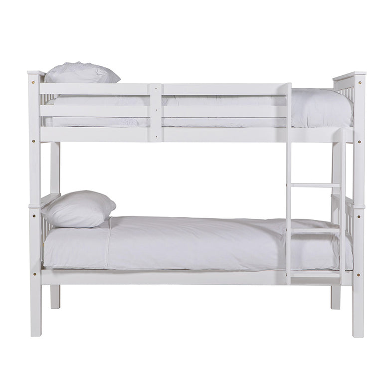 Bronson Single Bunk Bed 3' & 3' White