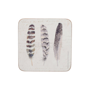 Creative Tops Feathers Pack of 6 Premium Coasters