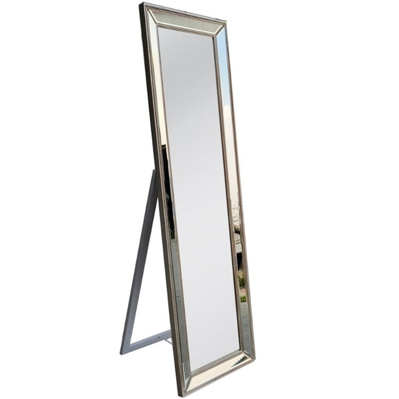 Lucy Mirrored Frame Free Stand Mirror 50 x 170 cm